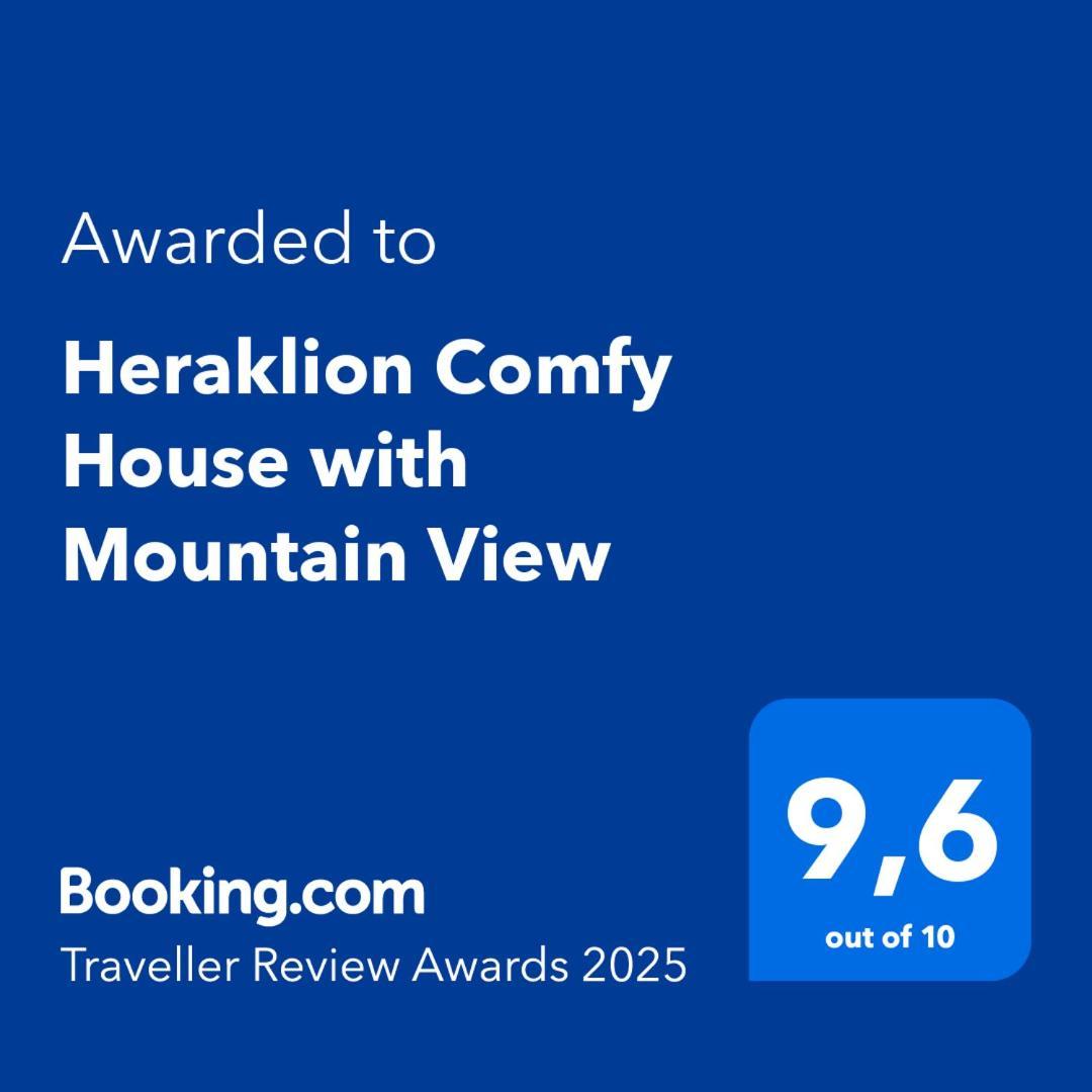 Heraklion Comfy House With Mountain View Eksteriør billede